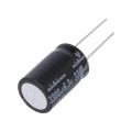 UEP0J332MHD; Capacitor: electrolytic; bipolar; THT; 3300uF; 6.3VDC; Ø16x25mm; NICHICON