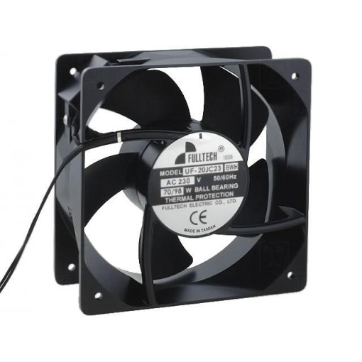UF20JC23BWH; Fan: AC; axial; 230VAC; 205x205x90mm; 1020m3/h; 67dBA; ball bearing; FULLTECH