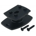 UH-3; Clip; Colour: black; A: 54mm; B: 75mm; C: 31mm; BOPLA