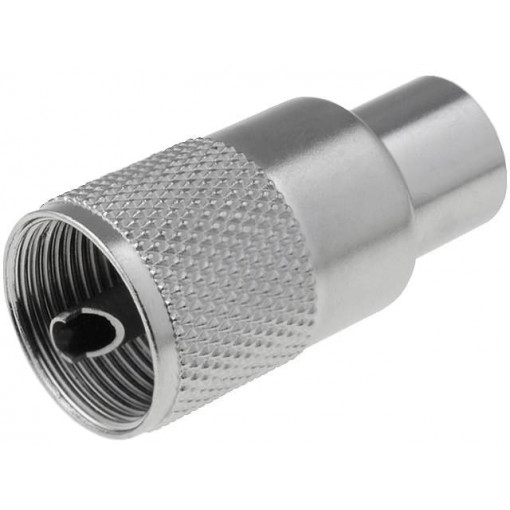 ; Plug; UHF (PL-259); male; straight; RG11; soldering,twist-on; ; Plug; UHF (PL-259); male; straight; RG11; soldering,twist-on;