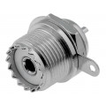 ; Socket; UHF (SO-239); female; straight; soldering;  ; Socket; UHF (SO-239); female; straight; soldering;
