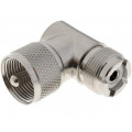 ; Coupler; UHF male,UHF female; angled 90°;  ; Coupler; UHF male,UHF female; angled 90°;