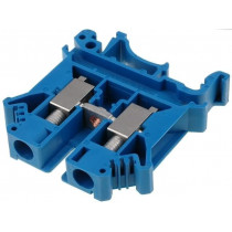 UK 6 N BU 3004977; Splice terminal: rail; 0.2÷6mm2; ways: 1; terminals: 2; blue; 800V; PHOENIX CONTACT