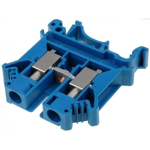 UK 6 N BU 3004977; Splice terminal: rail; 0.2÷6mm2; ways: 1; terminals: 2; blue; 800V; PHOENIX CONTACT