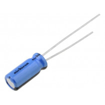 UKA0J221MED; Capacitor: electrolytic; THT; 220uF; 6.3VDC; Ø6.3x11mm; ±20%; 2000h; NICHICON