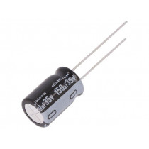 UKL1V151MPD; Capacitor: electrolytic; THT; 150uF; 35VDC; Ø10x16mm; Pitch: 5mm; NICHICON