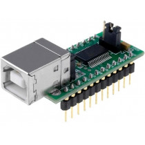 UM232R; Module: USB; UART; USB B,pin strips; -40÷85°C; 3.3÷5.25VDC; FTDI UM232R; Module: USB; UART; USB B,pin strips; -40÷85°C; 3.3÷5.25VDC; FTDI