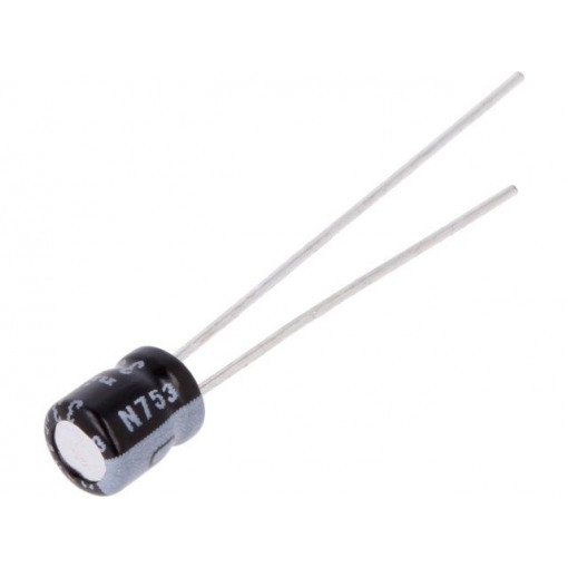 UMA0G330MDD; Capacitor: electrolytic; THT; 33uF; 4VDC; Ø4x5mm; Pitch: 1.5mm; ±20%; NICHICON