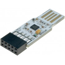 UMFT220XB-01; Module: USB; SPI; USB A,pin strips; 4Mbps; 2.54mm; Comp: FT220X; FTDI UMFT220XB-01; Module: USB; SPI; USB A,pin strips; 4Mbps; 2.54mm; Comp: FT220X; FTDI