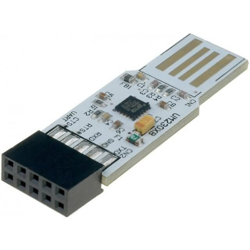 UMFT230XB-01; Module: USB; basic UART; USB A,pin strips; 3Mbps; 2.54mm; FTDI