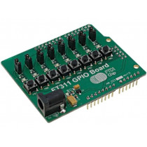 UMFT311GP; Dev.kit: FTDI; pin header,supply; 8 LEDs,8 pushbuttons; FTDI