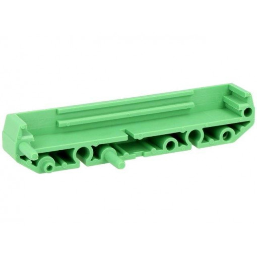 2970442; DIN rail mounting bracket; polyamide; 77x11.25mm; Body: green; PHOENIX CONTACT