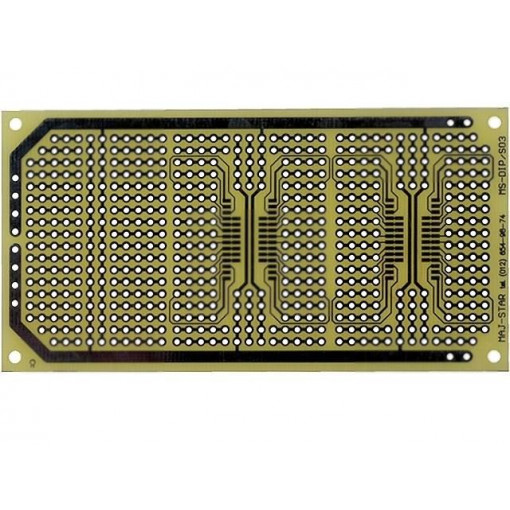 ; Board: universal; single sided,prototyping; W: 55mm; L: 105mm; 