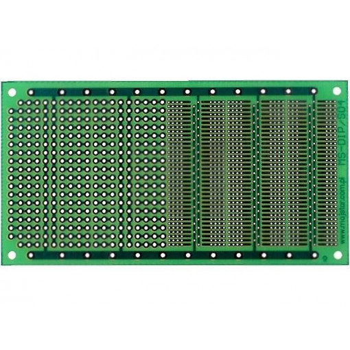 ; Board: universal; single sided,prototyping; W: 55mm; L: 105mm; 