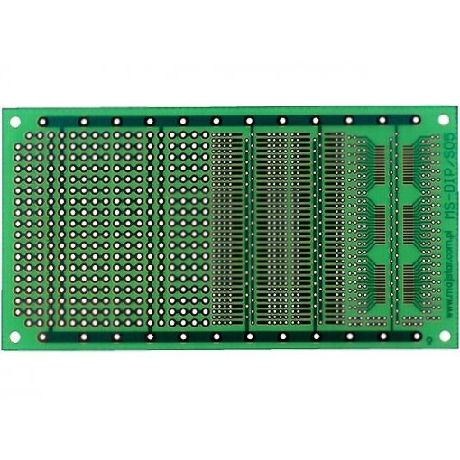 ; Board: universal; single sided,prototyping; W: 55mm; L: 103mm; 