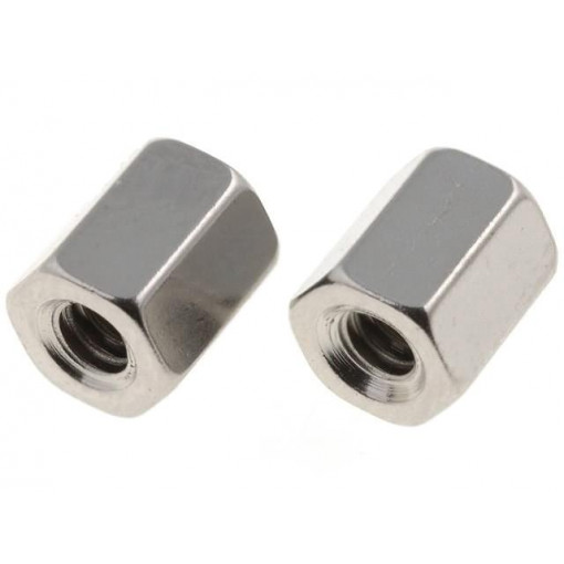 N-L0500-0600-04; Set of nuts for D-Sub; UNC4-40; Kit: nut x2; 6mm; CONNFLY