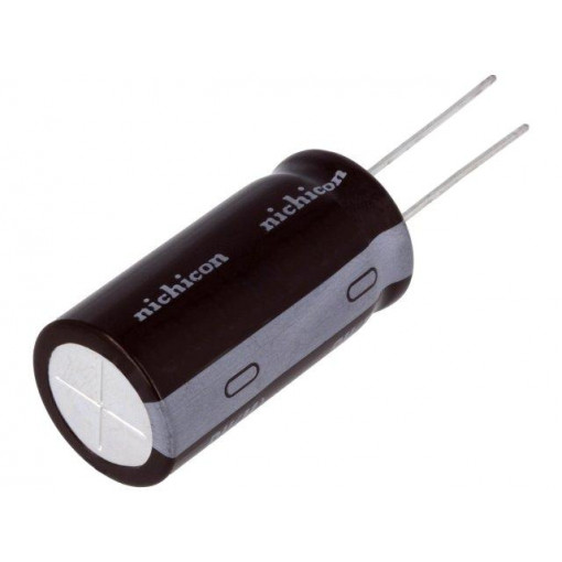 UPH2W121MHD; Capacitor: electrolytic; THT; 120uF; 450VDC; Ø16x40mm; Pitch: 7.5mm; NICHICON