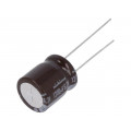 UPM0J122MHD6; Capacitor: electrolytic; low impedance; THT; 1200uF; 6.3VDC; ±20%; NICHICON UPM0J122MHD6; Capacitor: electrolytic; low impedance; THT; 1200uF; 6.3VDC; ±20%; NICHICON