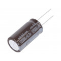 UPM0J123MHD; Capacitor: electrolytic; low impedance; THT; 12000uF; 6.3VDC; ±20%; NICHICON UPM0J123MHD; Capacitor: electrolytic; low impedance; THT; 12000uF; 6.3VDC; ±20%; NICHICON