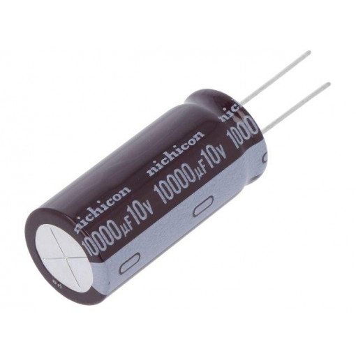 UPM1A103MHD; Capacitor: electrolytic; low impedance; THT; 10000uF; 10VDC; ±20%; NICHICON
