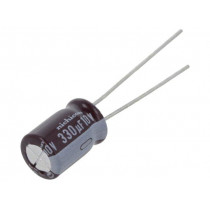 UPM1A331MPD; Capacitor: electrolytic; low impedance; THT; 330uF; 10VDC; ±20%; NICHICON