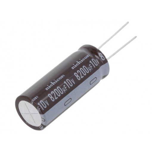 UPM1A822MHD; Capacitor: electrolytic; low impedance; THT; 8200uF; 10VDC; ±20%; NICHICON