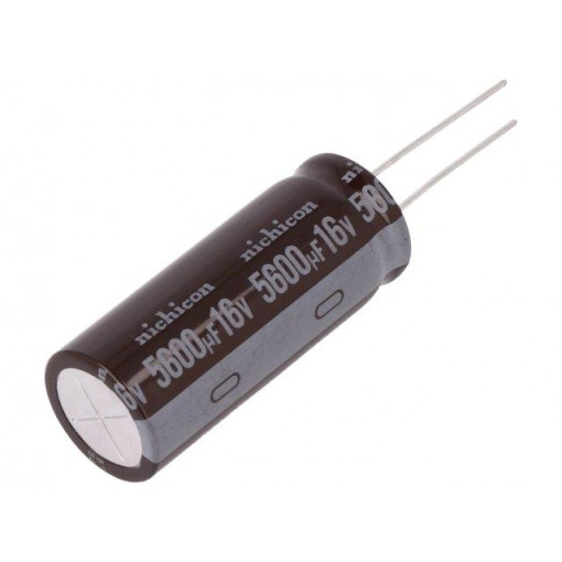 UPM1C562MHD; Capacitor: electrolytic; low impedance; THT; 5600uF; 16VDC; ±20%; NICHICON