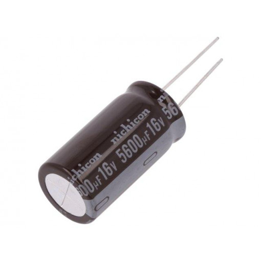 UPM1C562MHD6; Capacitor: electrolytic; low impedance; THT; 5600uF; 16VDC; ±20%; NICHICON