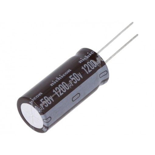 UPM1H122MHD; Capacitor: electrolytic; low impedance; THT; 1200uF; 50VDC; ±20%; NICHICON
