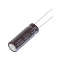 UPM1J181MPD; Capacitor: electrolytic; low impedance; THT; 180uF; 63VDC; ±20%; NICHICON