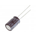 UPM2D4R7MPD; Capacitor: electrolytic; low impedance; THT; 4.7uF; 200VDC; ±20%; NICHICON