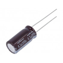 UPM2F4R7MPD; Capacitor: electrolytic; low impedance; THT; 4.7uF; 315VDC; ±20%; NICHICON