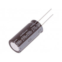 UPT2D271MHD; Capacitor: electrolytic; THT; 270uF; 200VDC; Ø16x35.5mm; ±20%; NICHICON