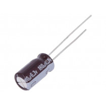 UPV0J181MGD; Capacitor: electrolytic; low impedance; THT; 180uF; 6.3VDC; ±20%; NICHICON