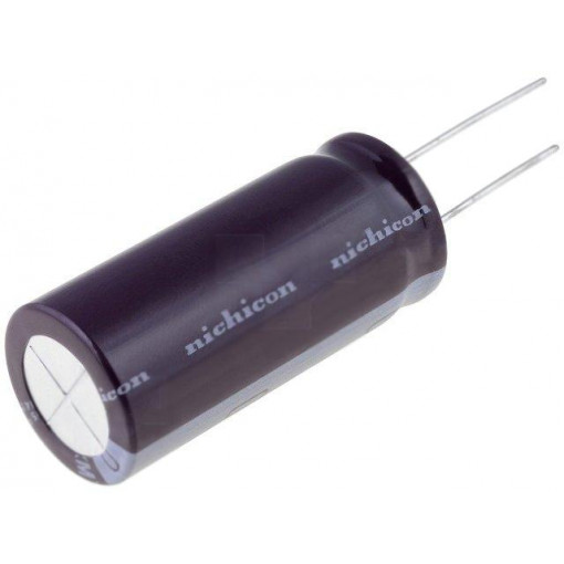 UPW1E182MHD; Capacitor: electrolytic; low impedance; THT; 1800uF; 25VDC; ±20%; NICHICON UPW1E182MHD; Capacitor: electrolytic; low impedance; THT; 1800uF; 25VDC; ±20%; NICHICON
