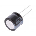 URS1A472MHD; Capacitor: electrolytic; THT; 4700uF; 10VDC; Ø18x15mm; Pitch: 7.5mm; NICHICON