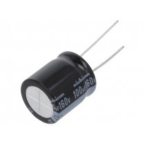 URS2D151MHD; Capacitor: electrolytic; THT; 150uF; 200VDC; Ø18x25mm; Pitch: 7.5mm; NICHICON