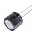 URZ2E330MHD; Capacitor: electrolytic; THT; 33uF; 250VDC; Ø18x15mm; Pitch: 7.5mm; NICHICON
