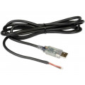 USB-RS232-WE-1800-BT_3.3; Module: cable integrated; RS232,USB; USB A; V: lead; 1.8m; 3,3VDC; FTDI