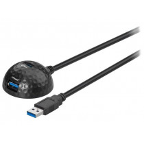 95918; Cable; USB 1.1,USB 2.0,USB 3.0; USB A socket,USB A plug; 1.5m; Goobay