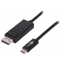 79295; Adapter; High Speed; DisplayPort plug,USB C plug; 1.2m; Goobay