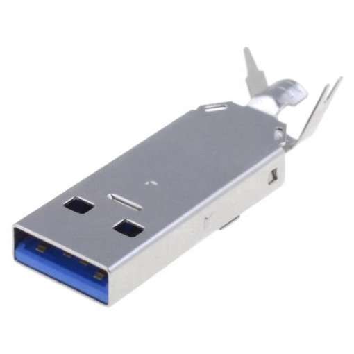 USBA-W3.0; Plug; USB A; soldering; USB 3.0; NINIGI