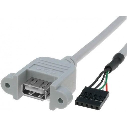 USBAJ-1; Adapter; USB 2.0; USB A socket,5pin pin header; 0.5m; BQ CABLE