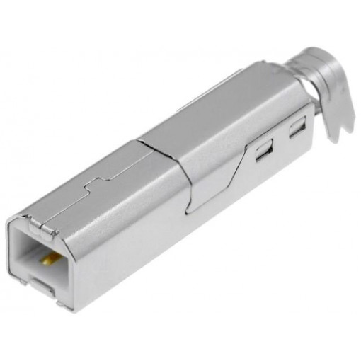 DS1108-WN0; Plug; USB B; soldering; CONNFLY DS1108-WN0; Plug; USB B; soldering; CONNFLY