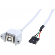 USBBJ-1.5; Adapter; USB 2.0; USB B socket,5pin pin header; 1.5m; BQ CABLE