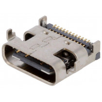 USB-C31-S-RA-EH2-SMT-BK; Socket; USB C; SMT; angled 90°; USB 3.1; ADAM TECH