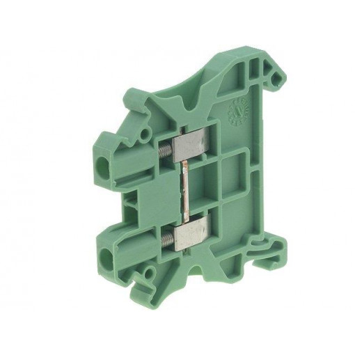 UT 2,5 GN 3045091; Splice terminal: rail; 0.14÷4mm2; ways: 1; terminals: 2; green; 1kV; PHOENIX CONTACT