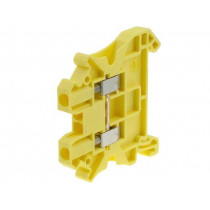 UT 2,5 YE 3045059; Splice terminal: rail; 0.14÷4mm2; ways: 1; terminals: 2; yellow; PHOENIX CONTACT