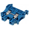 UT 6 BU 3044144; Splice terminal: rail; 0.2÷6mm2; ways: 1; terminals: 2; blue; 57A; PHOENIX CONTACT