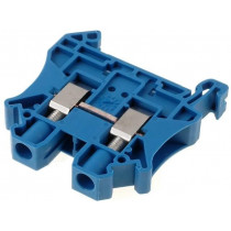 UT 6 BU 3044144; Splice terminal: rail; 0.2÷6mm2; ways: 1; terminals: 2; blue; 57A; PHOENIX CONTACT